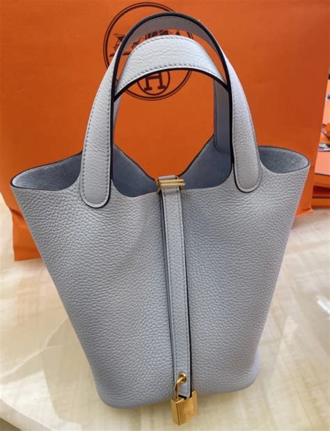 hermes picotin 18 blue pale|hermes picotin price 2020.